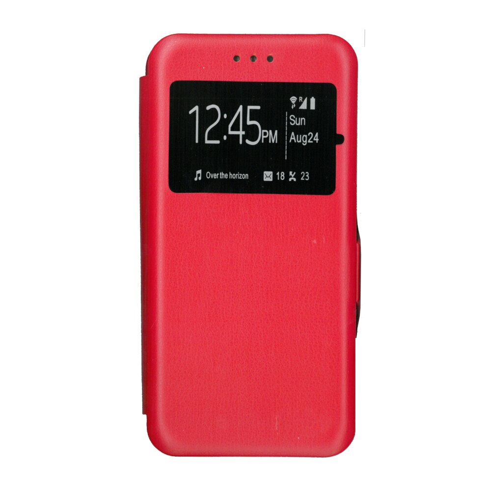 Husa de protectie tip carte, 360 Window, EuroCELL , pentru Samsung Galaxy A40, rosu