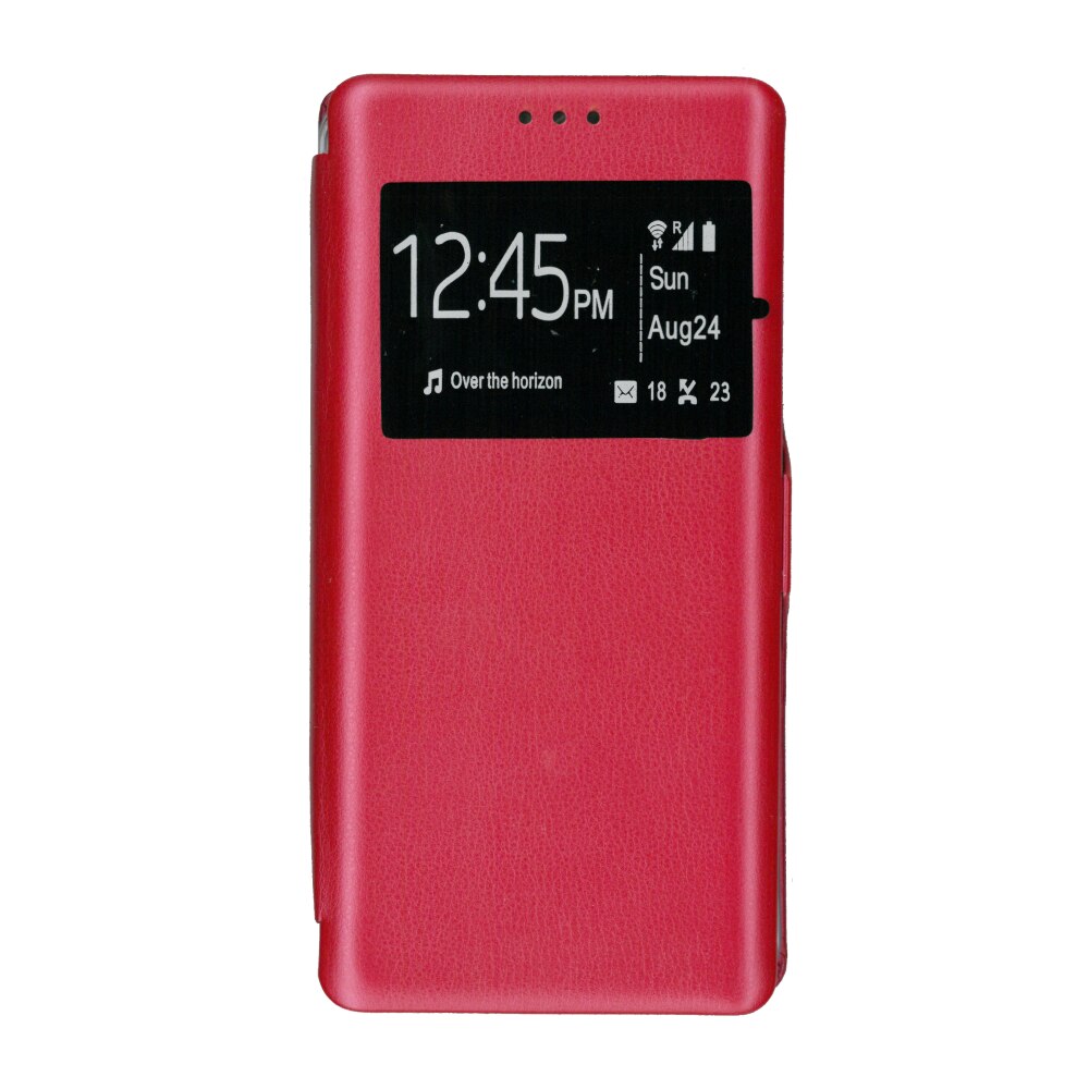 Husa de protectie tip carte, 360 Window, EuroCELL , pentru Samsung Galaxy A70, rosu