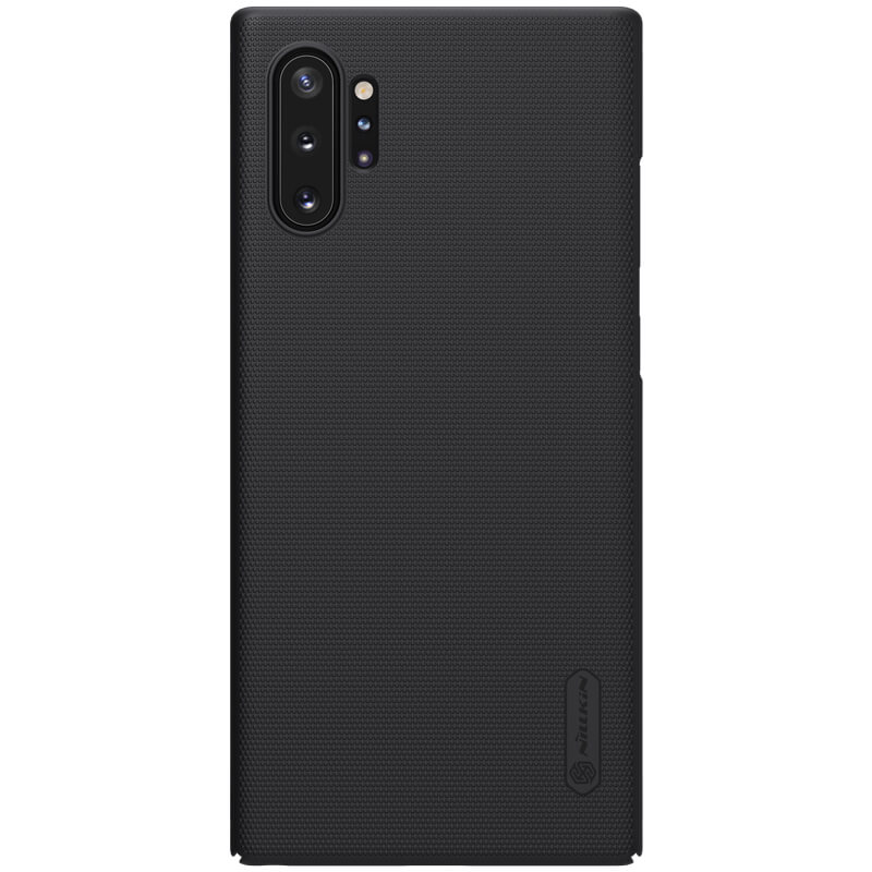 Husa protectie spate din plastic texturat negru, pentru Samsung Galaxy Note 10 Plus- Nillkin Frosted Shield