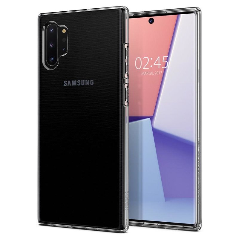 Husa Samsung Note 10 Plus SPIGEN Liquid Crystal Transparenta