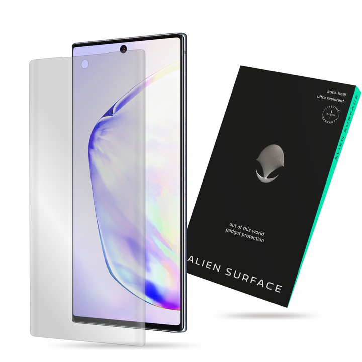 Folie protectie, compatibil cu Samsung Galaxy Note 10 Plus, ecran, Alien Surface