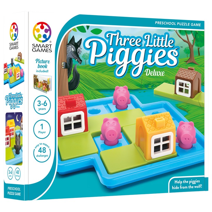 Игра Smart Games - Three Little Piggies, Deluxe