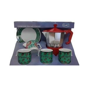 Set barista latiera pentru spumare lapte 600ml si tamper presare cafea  diametru 57.5 mm, cana pitcher, presa cafea, inox FMD0144 