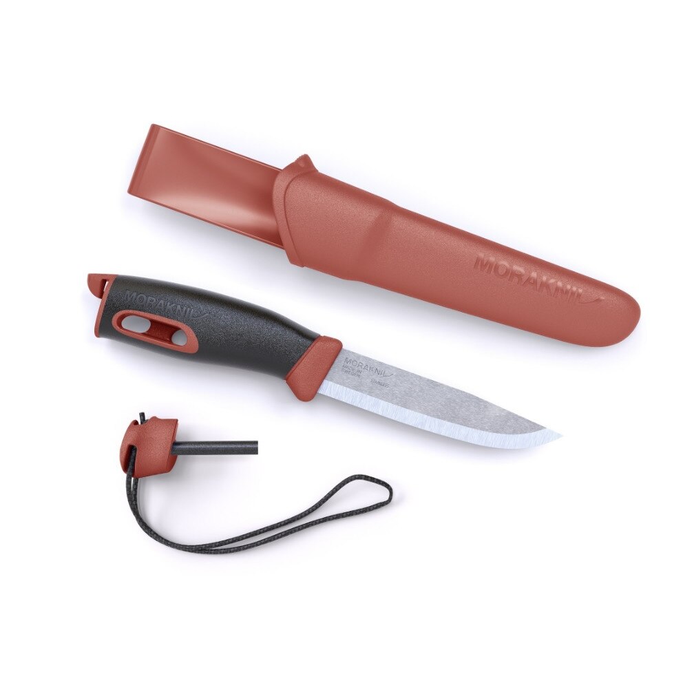 Cutit Mora Companion Spark rosu cu amnar , DIY/Hobby/camping