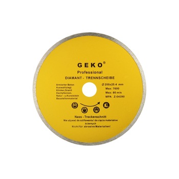 Disc diamantat continuu 200x8x25,4mm, Geko G00249 Disc diamantat continuu 200x8x25,4mm, Geko G00249
