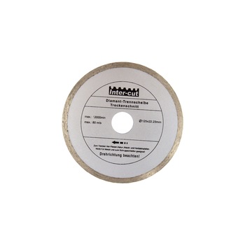 Disc diamantat gri cu profil continuu 125x22mm, Geko G00211 Disc diamantat gri cu profil continuu 125x22mm, Geko G00211