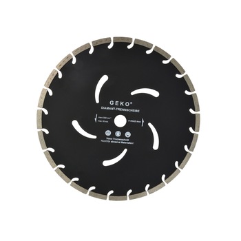 Disc diamantat segmentat negru 350mm x 25,4mm, GEKO G00297 Disc diamantat segmentat negru 350mm x 25,4mm, GEKO G00297