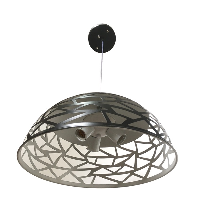 Полилей DC 7030/3, 3*E27, черен, регулируема височина, метална рамка