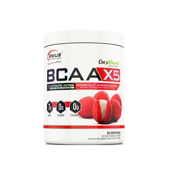 Genius Nutrition BCAA X5 cu aroma de Lychee Lychee Genius Nutrition BCAA X5 cu aroma de Lychee Lychee