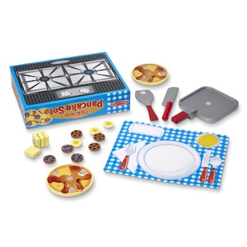 Set Melissa & Doug de Joaca Pancake cu 19 piese Set Melissa & Doug de Joaca Pancake cu 19 piese