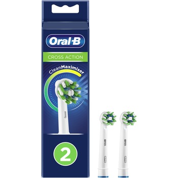 Rezerva periuta de dinti Oral-B, 2 buc, Cross Action Rezerva periuta de dinti Oral-B, 2 buc, Cross Action