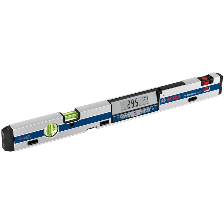 Nivela laser (clinometru digital) Bosch Professional GIM 60 L, 30 m, clasa laser 2, 60 cm lungime