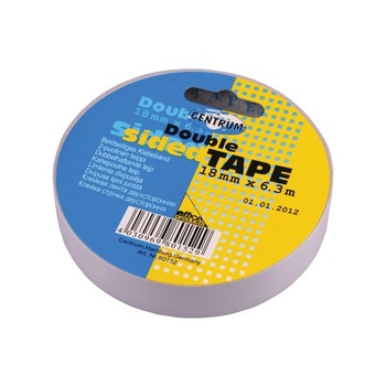 Banda dublu adeziva Centrum, 18x6.3 mm Banda dublu adeziva Centrum, 18x6.3 mm