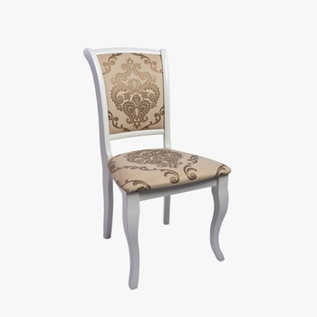 Scaun Milano lemn masiv elegant tapitat latime 45 x 45 x 97 cm, bej Scaun Milano lemn masiv elegant tapitat latime 45 x 45 x 97 cm, bej