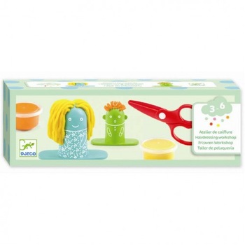 Set plastilina coafor,Djeco Set plastilina coafor,Djeco