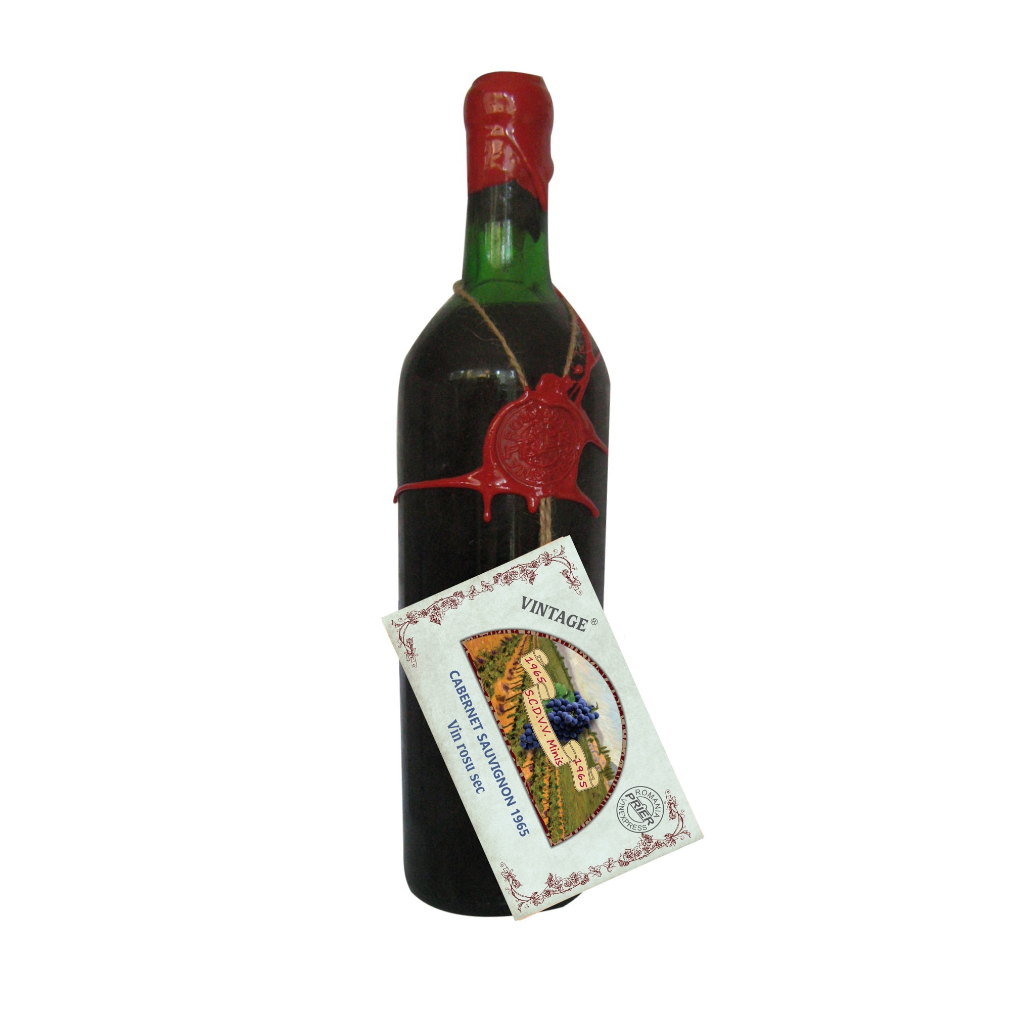 Vin de vinoteca PRIER- Cabernet Sauvignon 1965 - Minis, 0.75L