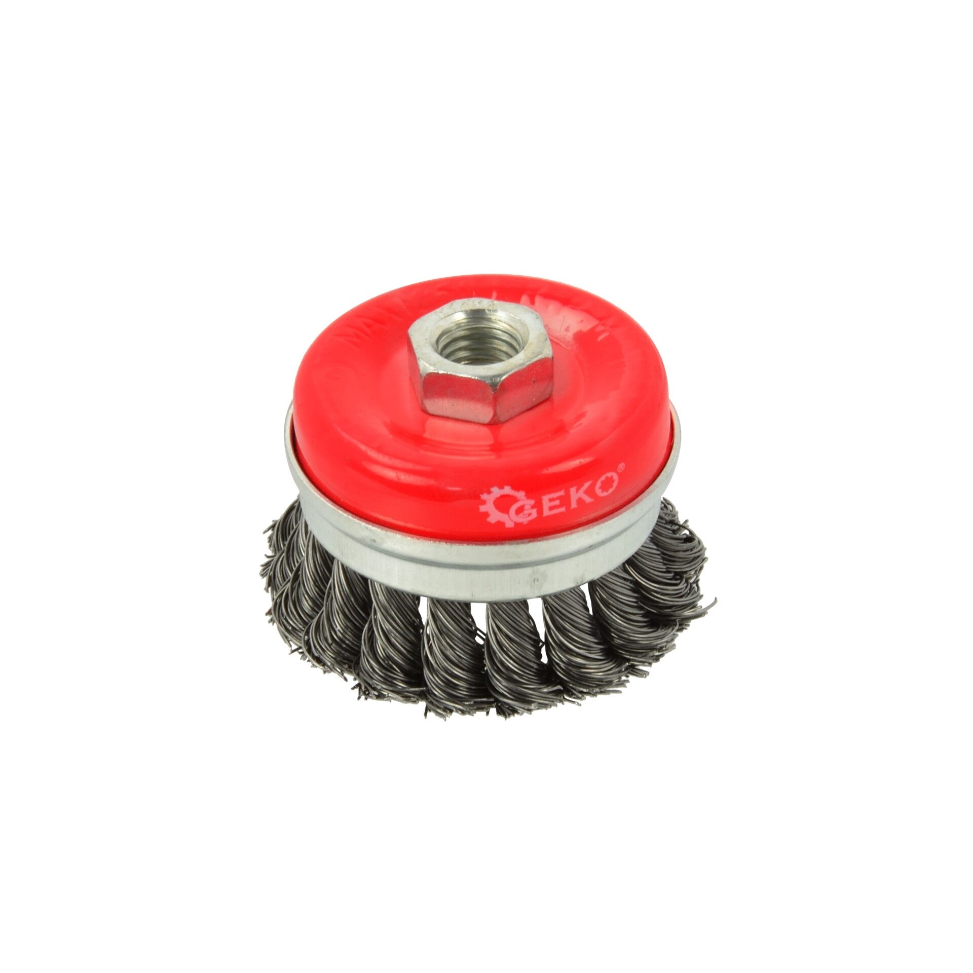 Perie de sarma cu banda de sustinere 65mm M14, Geko G00610