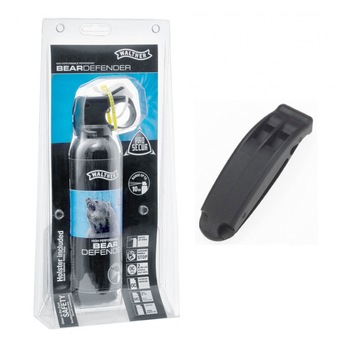 Set Spray urs autoaparare impotriva ursilor Umarex Bear Defender 225 ml, Husa pentru curea si fluier supravietuire negru Set Spray urs autoaparare impotriva ursilor Umarex Bear Defender 225 ml, Husa pentru curea si fluier supravietuire negru