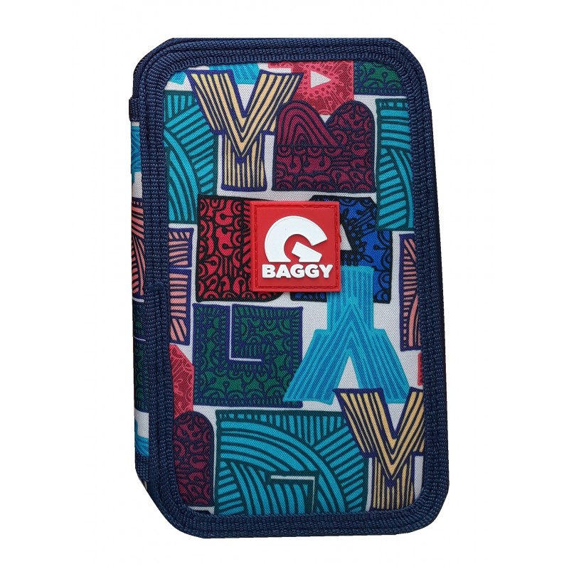 Penar Baggy, 1 compartiment echipat, cu 16 piese, multicolor