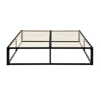 pat anastasia rama metalica encasa 180 x 200 cm negru cu gratar rezistent la uzura fara saltea pentru 2 persoane imagen 38_0_
0