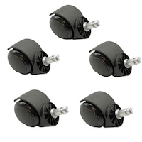 Set 5 roti universale Kring, PU, pentru scaune de birou