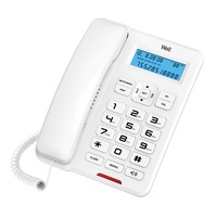 Telefon cu fir de masa cu afisaj alb CD001 Well