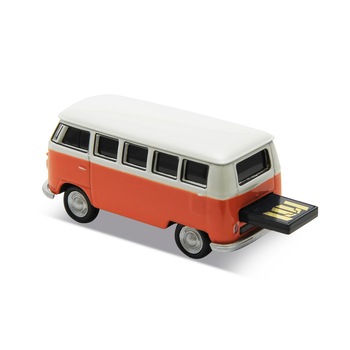 Memorie USB AutoDrive Volkswagen T1, 16GB , Portocaliu Memorie USB AutoDrive Volkswagen T1, 16GB , Portocaliu