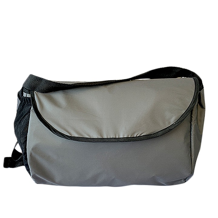 Чанта Капинката за бебешка количка , промазка , сива