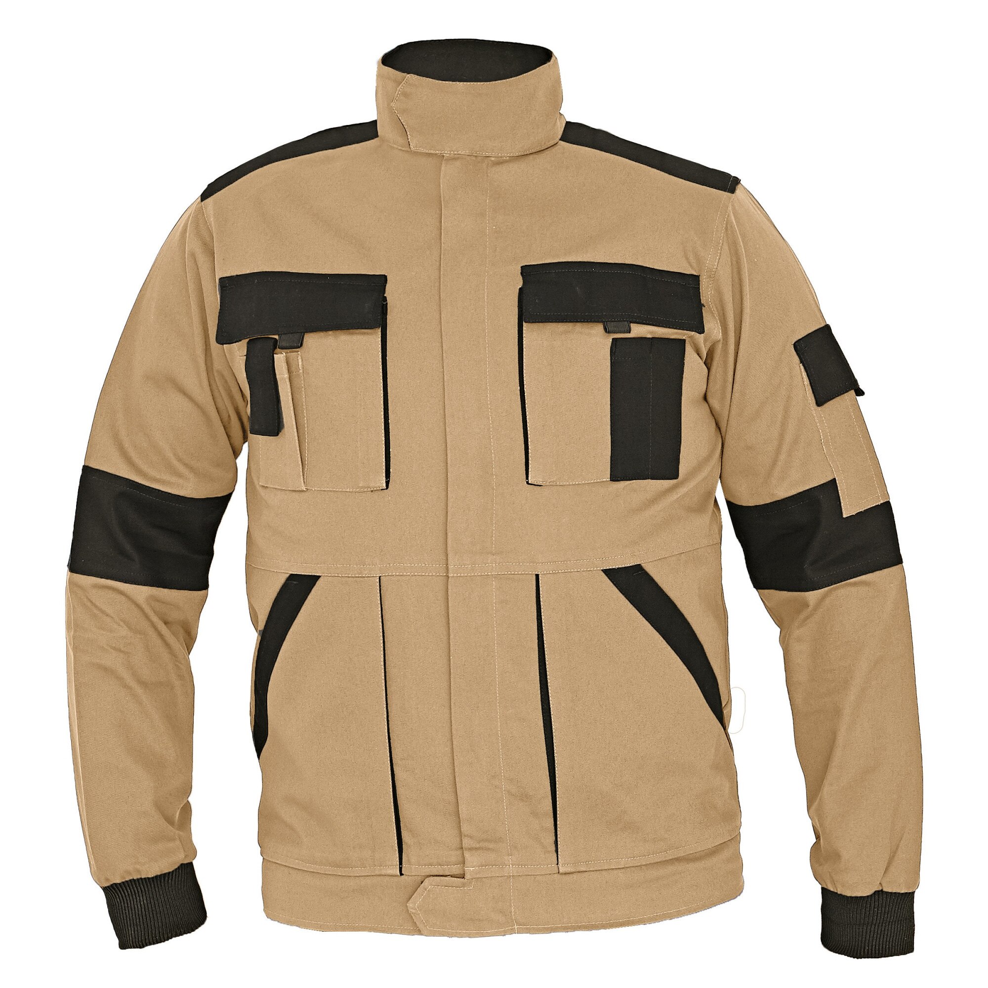 Jacheta de lucru, Athos, bej/ negru, marimea 56 N