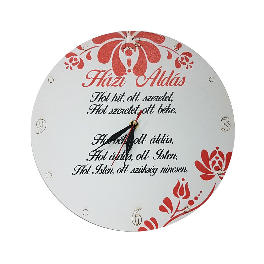 Ceas de Perete din Lemn 