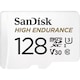 Card de memorie SanDisk micro SD High Endurance Video 128 GB, Class 10, V30, UHS-I U3 + adaptor