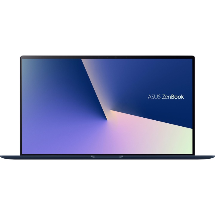 Laptop ultraportabil Asus ZenBook UX534FA cu procesor Intel® Core™ i5-8265U pana la 3.9 GHz, 15.6", Full HD, 8GB, 512GB SSD M.2, Intel® HD graphics 620, Windows 10, Royal Blue
