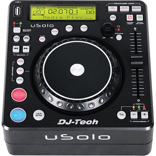 Consola compacta DJ Ibiza cu USB media player