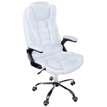 Scaun de birou Brandon-Tex Alb, Textil, Functie  Scaun de birou Brandon-Tex Alb, Textil, Functie