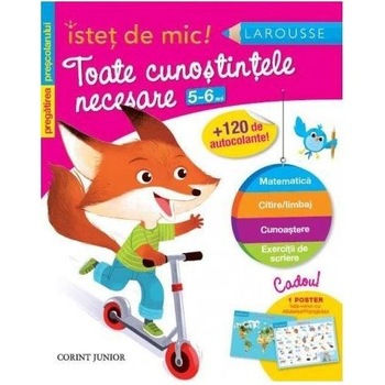 Istet De Mic! Pregatirea Prescolarului. Toate Cunostintele Necesare 5-6 Ani, Guy Blandino Istet De Mic! Pregatirea Prescolarului. Toate Cunostintele Necesare 5-6 Ani, Guy Blandino