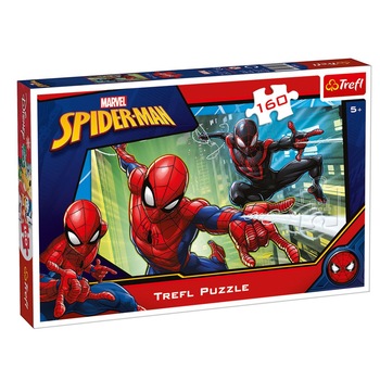 Puzzle pentru copii, model spiderman, 160 piese, multicolor Puzzle pentru copii, model spiderman, 160 piese, multicolor