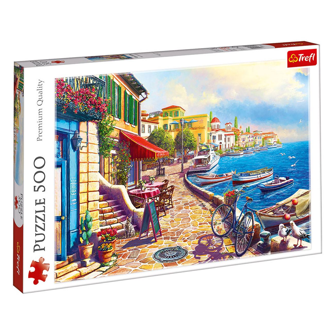 Puzzle 500 piese, model insulele canare, 48x34 cm , multicolor