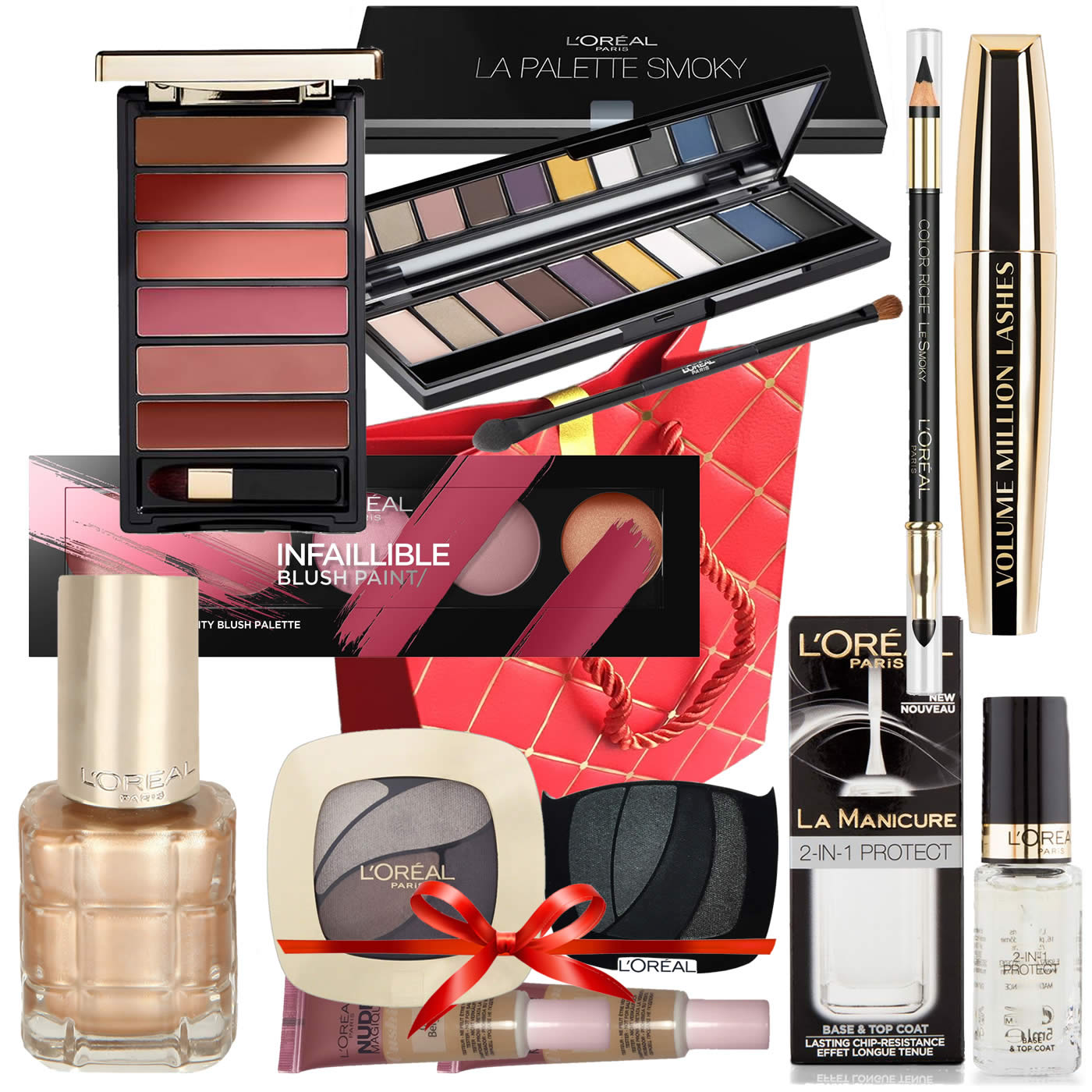 Set L'oreal Paris For You For Me + Box Loreal Nude Obsession Mini Wonder Precious