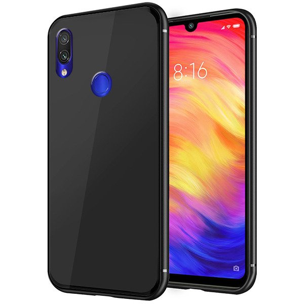 Husa Xiaomi Redmi Note 7 / Note 7 Pro Glass Neagra