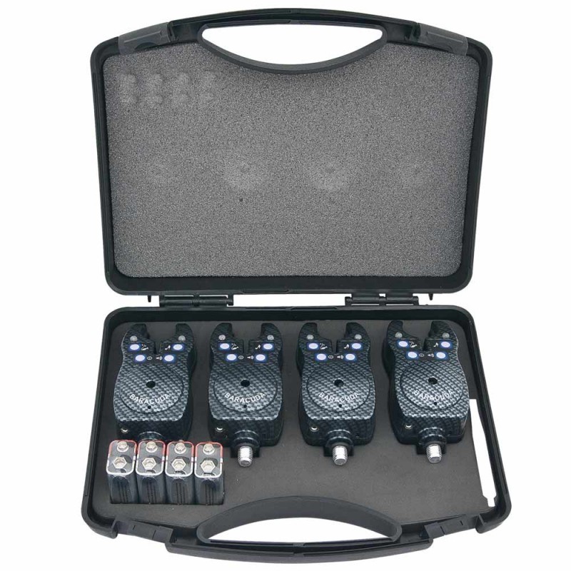Set 4 avertizori si 4 swingere cu iluminare Baracuda TLI010 cu valigeta transport