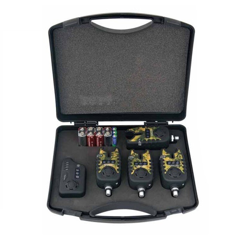 Set avertizoare wireless Baracuda TLI 22 + receptor, 4 bucati, camuflaj