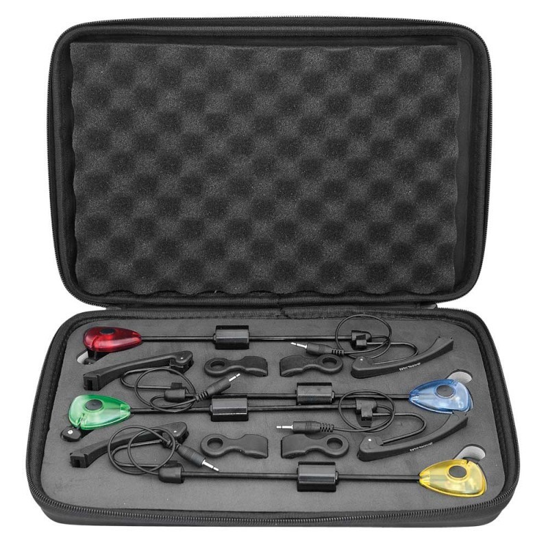 Set swingere Baracuda SW-015C cu contragreutate si iluminare, 4 bucati, 4 culori