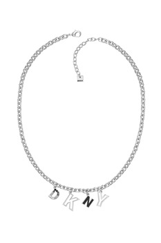 DKNY, Colier cu pandantive logo, Argintiu DKNY, Colier cu pandantive logo, Argintiu