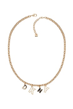 DKNY, Colier cu pandantive logo, Auriu DKNY, Colier cu pandantive logo, Auriu