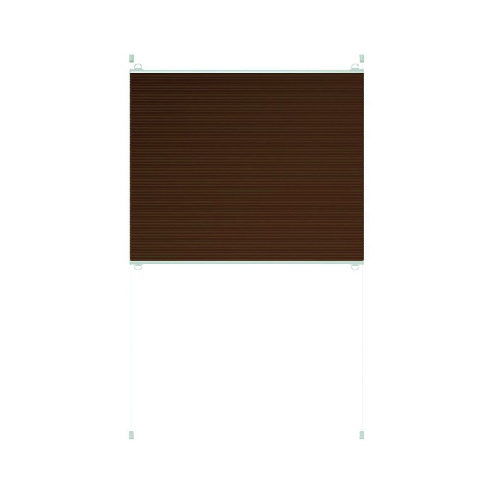 Rolete Blackout pentru fereastra mansarda, Thermolux, HCB5, Dimensiuni panza 67 x 135 cm, culoare Maro
