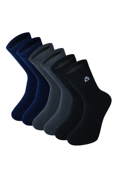 Set 6 perechi, Sosete din bumbac, EB Prime, confortabile si respirabile, Multicolor Set 6 perechi, Sosete din bumbac, EB Prime, confortabile si respirabile, Multicolor
