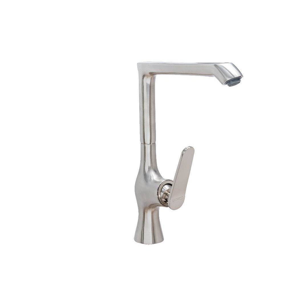 Baterie bucatarie lebada aspect inox satinat TRENDY S