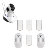 kit smart home venovo alarm sistem wi-fi camera 2 mp control max 64 wireless senzor 433mhz gazfum pir miscareinundatiesos inregistrare microsd card 64gbapp notificare telefon instant imagen 4_0_
0