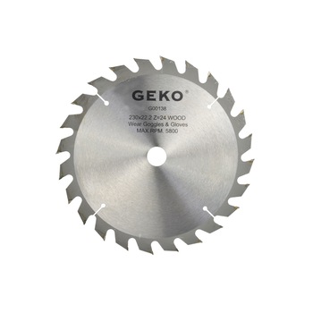 Disc pentru lemn 230x22x24T, Geko G00138 Disc pentru lemn 230x22x24T, Geko G00138