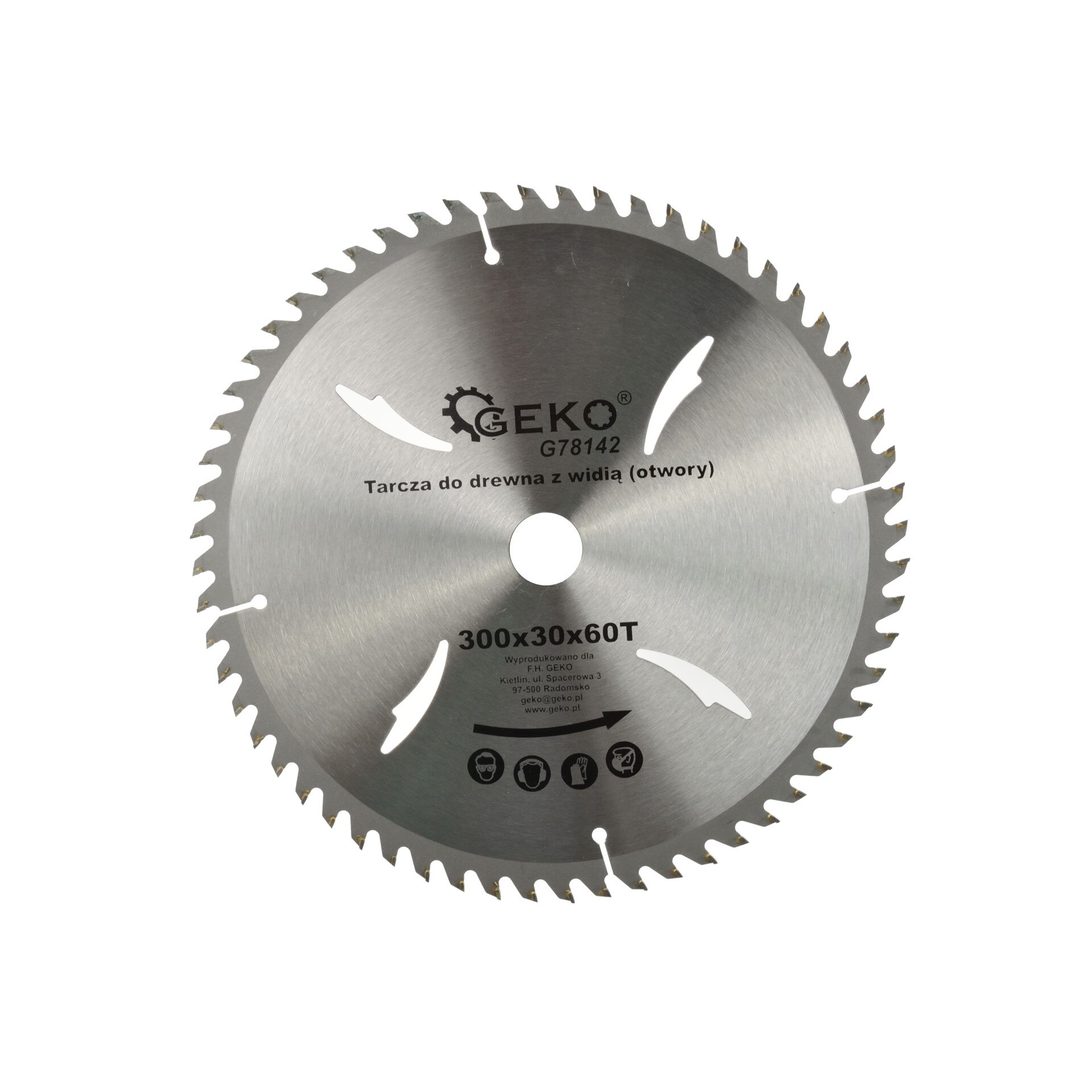 Disc circular pentru lemn 300x30x60T, Geko G78142